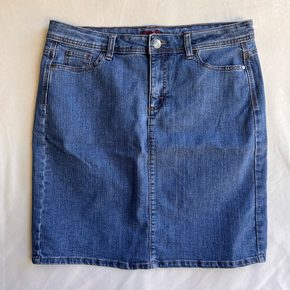 Wrangler Blue Denim Skirt